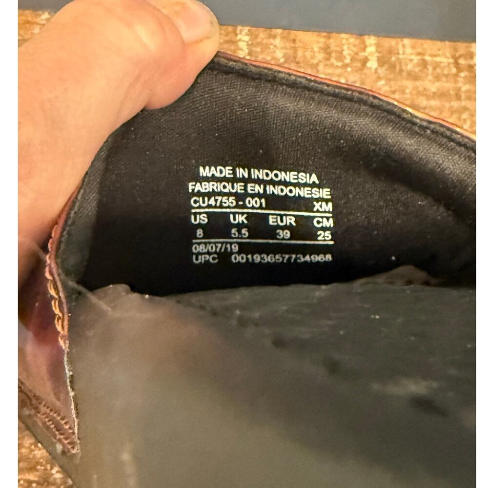 Nike Women's Benassi JDI Tortoise Print Slide Size 8 Sandals Black Brown - Picture 5 of 5
